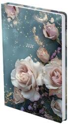 TopTimer Határidőnapló TOPTIMER Joy J012 B/6 heti fehér lapos Róma Metalizát arany 2026 (T012J-304) - robbitairodaszer