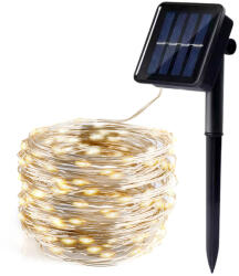 Kobi Spark Kobi napelemes lámpa, kerti fényfüzér, kültéri, LED, 0, 12 W, 3000 K, meleg fekete, IP44 (KOBOGR1286)