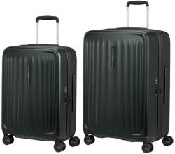 Samsonite FYRM négykerekű bővíthető 2 részes, S, M bőröndszett-Sötétzöld - borond-aruhaz