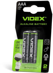 Videx Alkáli elemkészlet AAA 1.5V 1200mAh AAA 2 db VIDEX (VIDBAT0185)