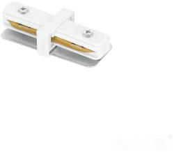 Kobi Csatlakozó egyenes, 1 áramkörű belső gyűjtősínhez, fehér Kobi (KOBSZY0652)