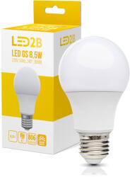 Kobi LED izzó E27 gömb alakú 9W 806lm 3000K Meleg 240° LED2B Kobi (KOBZAR1216)