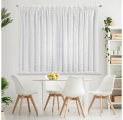 EUROFIRANY Kleo díszes etamin függöny Fehér 345x140 cm