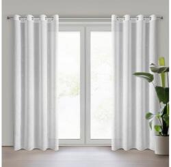 EUROFIRANY Iva mintás dekor függöny Fehér 140x270 cm - homeandstyle - 7 085 Ft