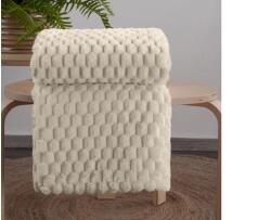 EUROFIRANY Cindy6 puha plüss takaró Bézs 70x160 cm