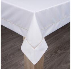 EUROFIRANY Madele asztalterítő Fehér/arany 145x280 cm