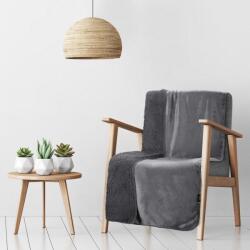 EUROFIRANY Tedy karosszék takaró Acélszürke 70x160 cm