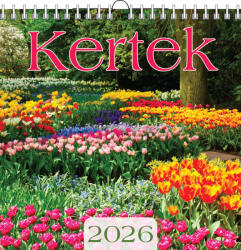 T-Calendar Falinaptár 33x33 cm Spirálozott Kertek 2027 (L02402010)