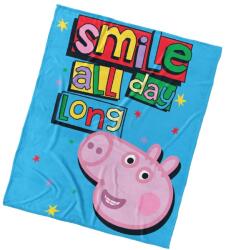 4-Home Carbotex Gyermek takaró Pepina malac Mosoly Kérem, 110 x 140 cm