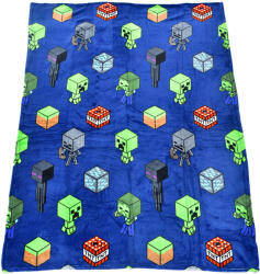 4-Home Carbotex Gyerek takaró Minecraft Mob Monster, 130 x 170 cm
