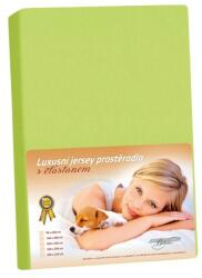 Bellatex Jersey lepedő elasztánnal, zöld, zöld, 180 x 200 cm