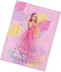 4-Home Carbotex Barbie Szivárványos világ gyermek takaró, 130 x 170 cm