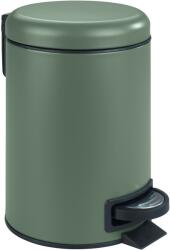 WENKO Leman pedálos szemetes 3 l, sötétzöld, sötétzöld, 3 l