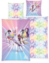 Herding Pamut ágynemű Unicorn Academy , 135 x 200 cm, 80 x 80 cm, 135 x 200 cm, 80 x 80 cm