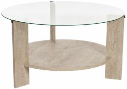 Hanah Home Clara Travertine konferenciaasztal, bézs