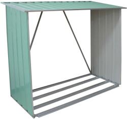 4home Fém fa tároló 189 x 76 x 191 cm, zöld