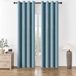 4Home Manila sötétítő függöny kék-szürke, 150 x 250 cm, kék