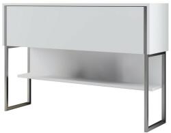 Hanah Home Luxe fehér és ezüst komód, fehér