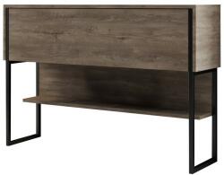 Hanah Home Luxe Walnut and Black komód, barna