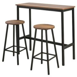 Hanah Home Mola Barok Black étkezőgarnitúra, fekete