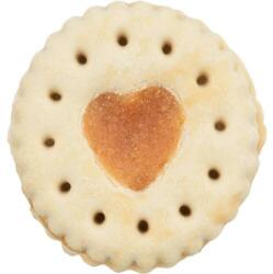 TRIXIE Valentine Heart Biscuits Filled With Chicken - Valentin Napi Linzer, csirkés Ízesítéssel Töltve, 100 G (028-91995)