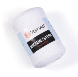 YARNART macrame cotton fonal 2mm 751 fehér
