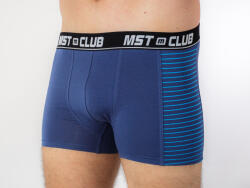 MST Boxer oldal csíkos mintával Kék, L 40224