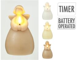  Led Angyalgyertya - Viasz/Polipropilén, Időzítővel