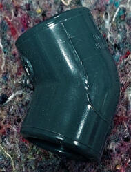  PVC 20 45° könyök Szürke