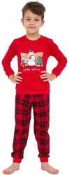 Cornette Pijama băieți CORNETTE 593/171 WINTER roșu: 122/128 (32429 122/128)