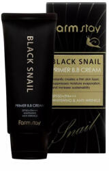 Black Snail Örgedésgátló primer BB krém fekete csiga kivonattal SPF50+ PA+++ 50 g - Black Snail FarmStay (FSBSOPBBK50G)