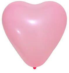 Balonevi Latex lufi 5" 12cm 100db/csomag, Rózsaszín szív (LUFI289391)