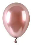 Balonevi Latex lufi, 5", 13cm, 100db/cs, Chrome Rose Gold, Króm Rosegold, RózsaArany (LUFI137976)