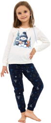 Cornette Pijama fete CORNETTE 377/189 SNOWY DAY ecru: 122/128 (32415 122/128)