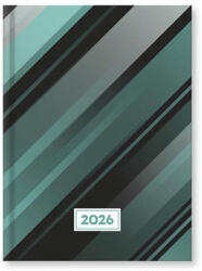 VECTRALINE határidőnapló B/6, napi tervező, 2026, Csíkos (VEC-23-09810) - mesescuccok