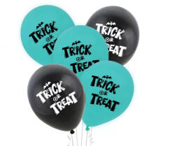 Halloween Boo léggömb, lufi 5 db-os 12 inch (30 cm) (MLG166910) - oliviashop