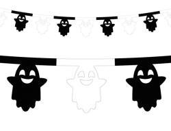  Halloween Szellem Black papír girland 360 cm (MLG187243) - oliviashop