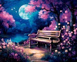 Alkotásutca Rejtett hely - Számfestő készlet kereten 40x50