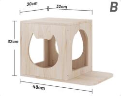 Petverzum Falra szerelhető vidámpark B (Házikó párnával)