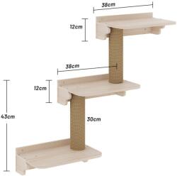 Petverzum Falra szerelhető vidámpark F 3 fokos lépcső