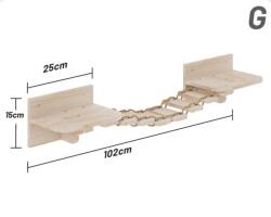 Petverzum Falra szerelhető vidámpark G (Híd 2db ajándék szőnyeggel)