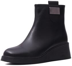 PASS Collection Botine dama din piele naturala, PASS Collection, 1WB90001A 01-N, negru