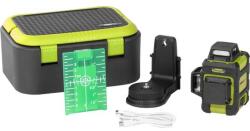 Strend Pro Nivela laser, verde, 360°, 3x3D, cu acumulator 3.7V Li-ion, 4200 mAh, incarcator, geanta, placa tinta, 50 m, Strend Pro (2131046)