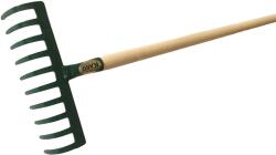  Grebla oțel cu 10 dinți, cu coada de lemn 800 mm (96968) Grebla