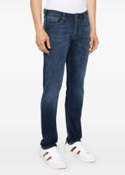 Emporio Armani Pantaloni Jeans pentru Bărbați Elastic cu Croială Slim Albastru EM000121AF14120-MB002 (EM000121AF14120-MB002)