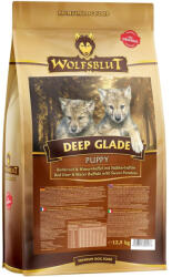 Wolfsblut Deep Glade Puppy Gímszarvas Vízibivallyal Édesburgonyával száraz kutyatáp 12, 5 kg - pupparadise