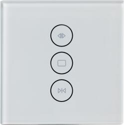HomeVast Intrerupator inteligent cu contact tactil, HomeVast®, pentru automatizare draperii, cu protocol WiFi, compatibil Tuya/Smartlife (ES-WFCSEU-1)