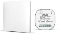 HomeVast Kit HomeVast®, format din intrerupator cinetic, RF, 1 canal, alb + 1 receiver inteligent, cu protocol WiFi+RF, compatibil Tuya/Smart life, on/off (WHD03111P)