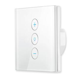 HomeVast Intrerupator inteligent cu contact tactil si variator (dimmer), HomeVast®, 1 canal, cu protocol WiFi, compatibil Tuya/Smartlife (WF-DS01)