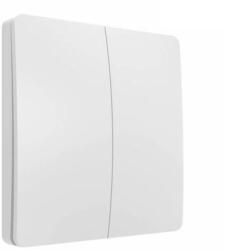 HomeVast Intrerupator cinetic, RF433, 2 canale, alb - Model ES-KS02 (ES-KS02)